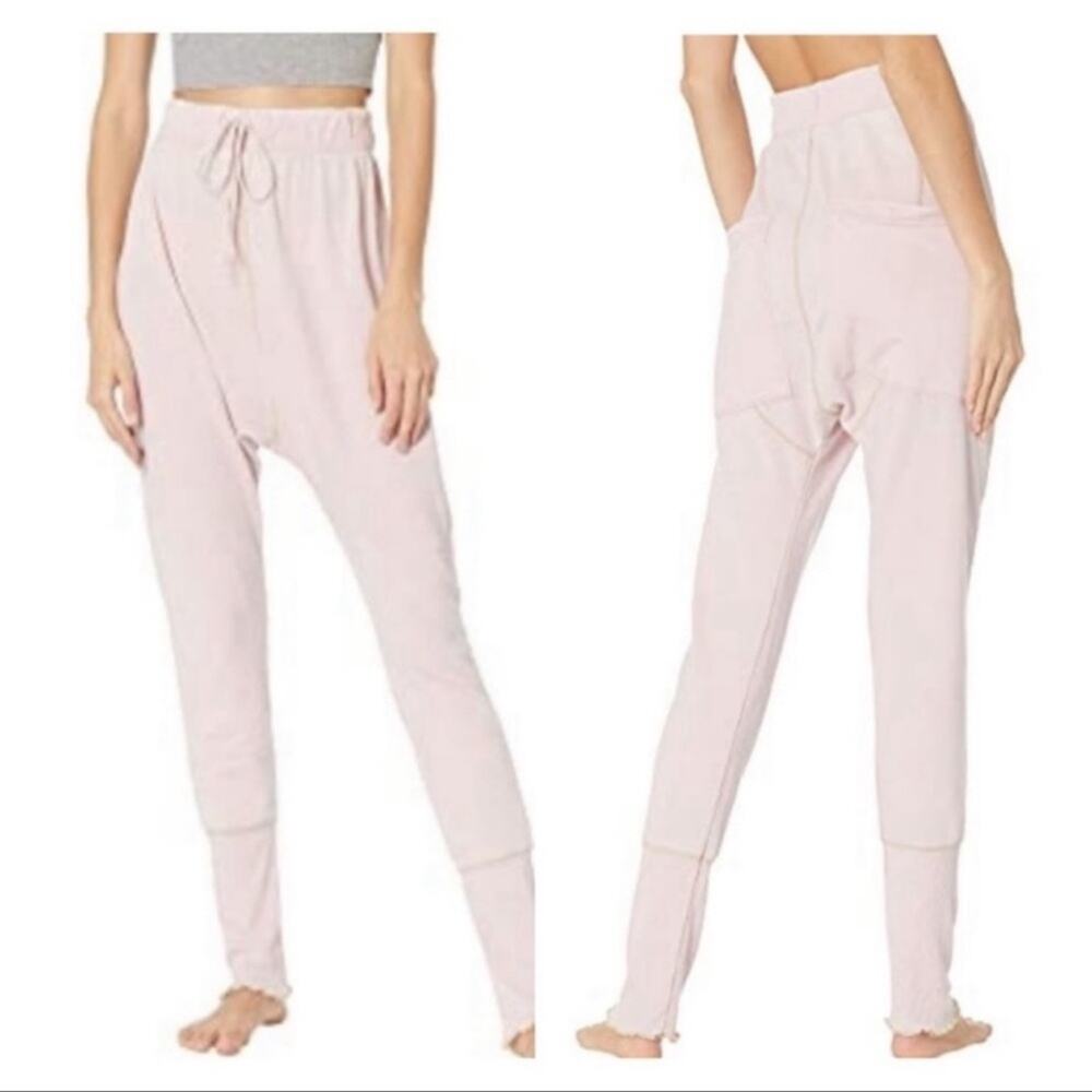 Free People Cozy All Day Haren Joggers Daytime Fireworks Size Small NEW